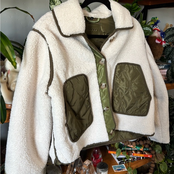 Blank NYC Jackets & Blazers - BLANKNYC Cloud Forest Sherpa Jacket | Medium